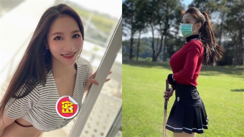林采緹打球洩超兇視角　一揮桿噴鼻血
