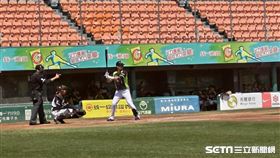 ▲樂天桃猿林承飛春訓練習賽。（圖／記者蕭保祥攝影）