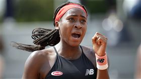 ▲出身佛羅里達州的葛芙（Coco Gauff），針對禁說同性戀法案，提出反對的意見。（資料圖／美聯社／達志影像）