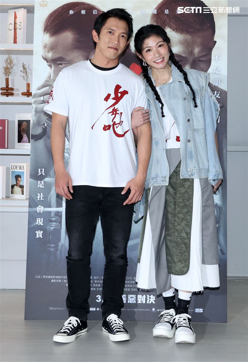 「少年吔」演員黃尚禾、李千那（記者邱榮吉/攝影）
