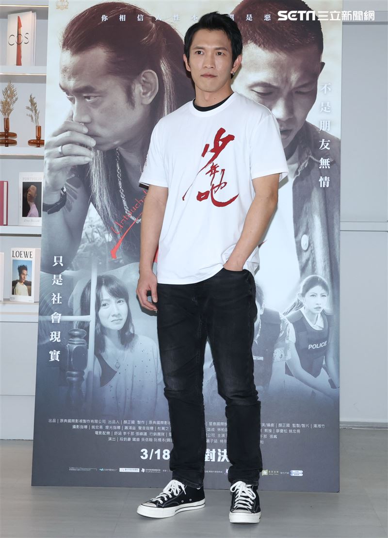 「少年吔」演員黃尚禾。（記者邱榮吉/攝影）