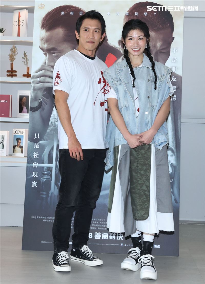 「少年吔」演員黃尚禾、李千那（記者邱榮吉/攝影）
