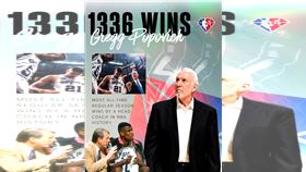 ▲「鐵血教頭」波波維奇成為NBA最多勝總教練。（圖／翻攝自馬刺推特）