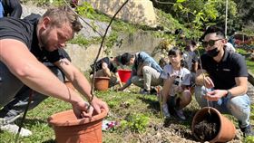 英國在台辦事處北市植樹活動