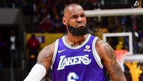 ▲「詹皇」詹姆斯（LeBron James）暫居得分王。（圖／翻攝自湖人推特）