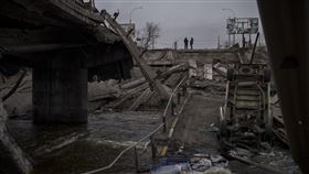 伊爾平（Irpin）遭俄軍侵入（圖／美聯社／達志影像）