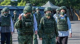 蔡英文視察教召、國軍、軍人。（圖／總統府提供）