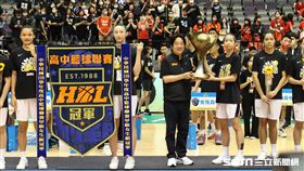 ▲淡水商工完成HBL女子組總冠軍3連霸。（圖／記者劉彥池攝影）