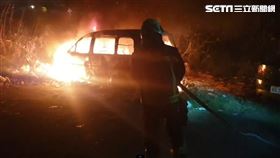 廂型車,基隆市,新豐街,火警,（圖／翻攝畫面）