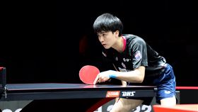直落三擊敗對手 林昀儒挺進WTT大滿貫賽16強台灣桌球一哥林昀儒（圖）13日在世界桌球職業大聯盟（WTT）大滿貫賽男單32強賽以3比0擊敗克羅埃西亞選手加奇尼，收下16強門票。中央社記者侯姿瑩攝 111年3月14日