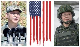 中國,美國,台灣,習近平,蔡英文（中華人民共和國中央人民政府、Pixabay,總統府提供）