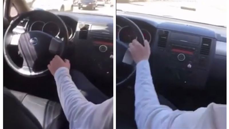 坐副駕單手開車！男大生道歉曝光又怒