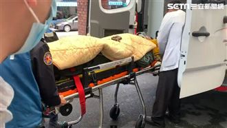 中校飛官獲救意識清楚！送醫畫面曝光