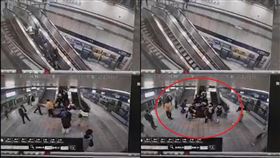 新北市,板橋,新埔捷運站,手扶梯,失速