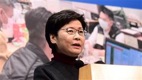 分析：林鄭能否連任無關控疫  北京不急敲定人選香港特首林鄭月娥仍未表態是否競逐連任。時事評論員劉銳紹16日表示，宏觀上疫情與特首選舉無關，即使林鄭控疫差，北京中央也可能批准她連任，再處理基本法23條立法。（中通社提供）中央社  111年2月17日