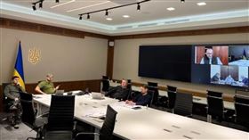 俄羅斯,烏克蘭,談判,會談,視訊。（圖／翻攝自波多利雅科推特）