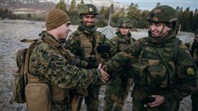 酷寒演習（圖／翻攝自挪威軍隊網頁forsvaret.no）