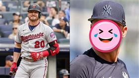 ▲唐納森（Josh Donaldson）轉戰洋基剃掉落腮鬍。（圖／美聯社／達志影像／翻攝自洋基推特）
