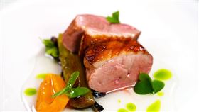 ▲熟成鴨：馬告蛤蠣汁 綠油（圖／業者提供）