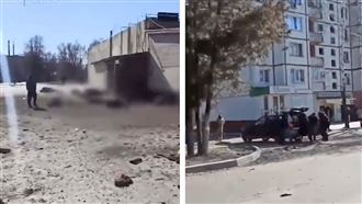 平民領麵包遭俄軍攻擊　33秒煉獄曝