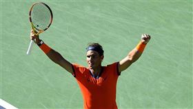 ▲納達爾（Rafael Nadal）闖進印地安泉男網賽8強。（圖／翻攝自印地安泉網賽bnpparibasopen IG）