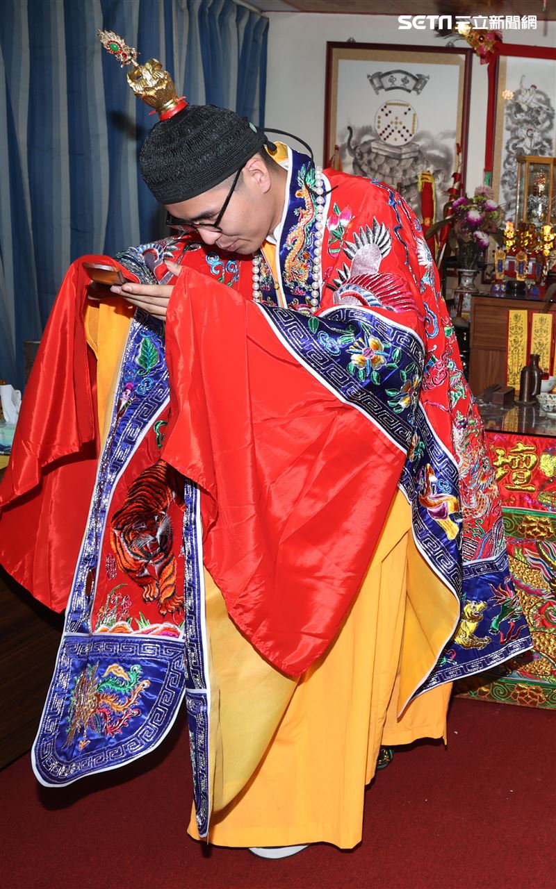 電影「頭七」千葉道長三立新聞網專訪。（記者邱榮吉/攝影）