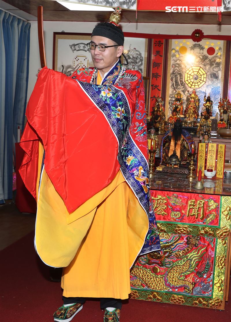 電影「頭七」千葉道長三立新聞網專訪。（記者邱榮吉/攝影）