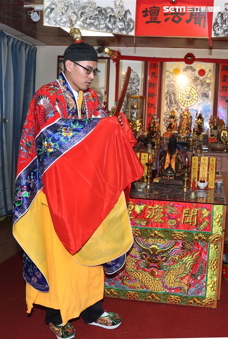 電影「頭七」千葉道長三立新聞網專訪。（記者邱榮吉/攝影）