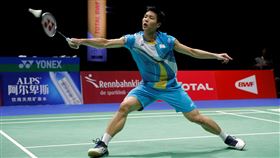 ▲台灣羽球一哥周天成。（圖／路透社／達志影像）