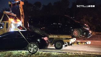 肇事駕駛疑酒駕！國道追撞車頭全毀