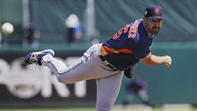 ▲韋蘭德（Justin Verlander）熱身賽亮相2局無失分。（圖／美聯社／達志影像）