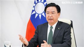 外交部長吳釗燮接受「澳洲天空新聞台」旗艦政論節目「Credlin」視訊專訪（圖／外交部提供）