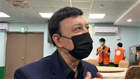 余天受訪女兒余苑綺病況。（圖／記者林明柔攝影）