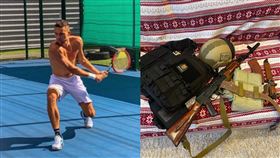 烏克蘭退役網球名將宣布參戰：這是我的家。推特,IG