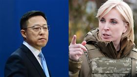 韋列舒克,趙立堅（圖／翻攝自韋列舒克臉書、中國外交部官網）