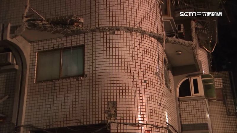 女兒牆崩塌！市府下令建築物暫停使用