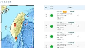 南投竹山、梅山斷層（圖／翻攝自中央氣象局）