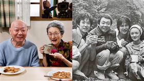 譚艾珍、顧寶明合作真人版《櫻桃小丸子》／譚艾珍（右一）跟顧寶明（右三）、巴戈（左二）相識超過45年（圖／翻攝自譚艾珍臉書）