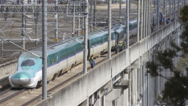 日本強震第4天　持續搶修東北新幹線