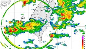 雷達回波（圖／翻攝自鄭明典臉書）