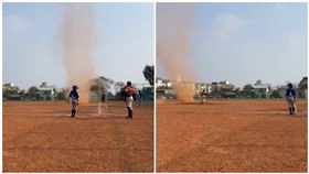 澎湖,講美國小,斗六市長盃,棒球,西門國小,龍捲風,學生（圖／王家豪提供