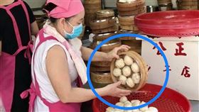 李來希說「換算體積結果是足足漲了25%」；但店家則回應包子都一樣。（圖／翻攝自李來希臉書）