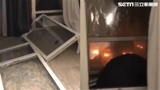 獨／窗戶當場震碎！烏國男怒飆口頭禪