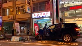台南,車禍,自撞,癲癇,BMW,展售車,電箱