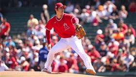 ▲大谷翔平熱身賽2.1局飆5K。（圖／翻攝自天使推特）