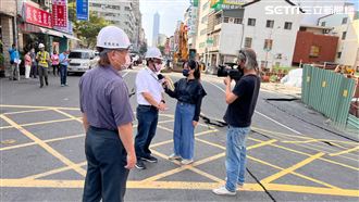新／高雄路面坍塌　建案施工惹禍封路
