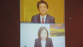 蔡英文、安倍晉三（圖／翻攝自古屋圭司推特）