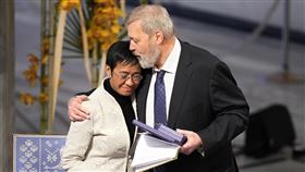 去年諾貝爾和平獎共同得主之一、俄羅斯媒體人穆拉托夫（Dmitry Muratov）。（圖／美聯社／達志影像）