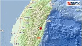 台灣6.6強震大陸也有感：福州好晃（圖／翻攝自中國地震台網）