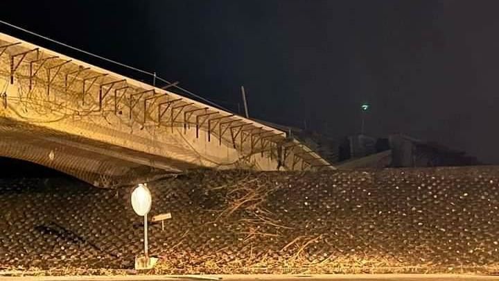 花東強震！玉興橋新建橋梁傳塌陷